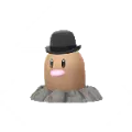 Diglett (Bowler Hat)