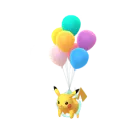 Pikachu (Multicolored Balloons) in Pokémon GO