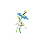 《Pokémon GO》中的花葉蒂 (藍花)
