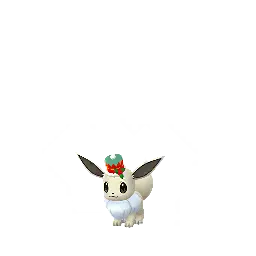 Evoli (Feiertags-Hut) (Schillernd, Weiblich) in Pokémon GO