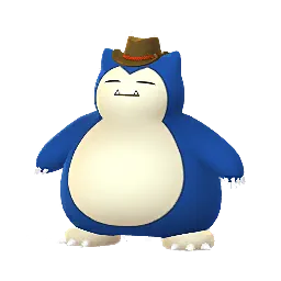 Relaxo (Cowboyhut) (Schillernd) in Pokémon GO