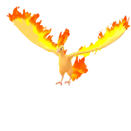Moltres en Pokémon GO