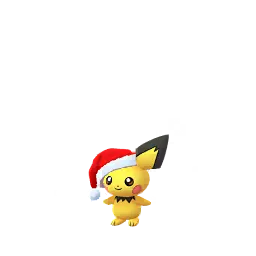 Pichu (Gorro de Natal) (Brilhante) em Pokémon GO
