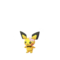 Pichu (Coroa de flores) (Brilhante) em Pokémon GO