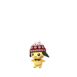 Pichu (Gorro com flocos de neve) em Pokémon GO