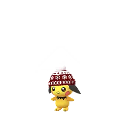 Pichu (Gorro com flocos de neve) (Brilhante) em Pokémon GO
