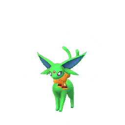 《Pokémon GO》中的太陽伊布 (太陽圍巾) (異色)