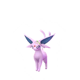 《Pokémon GO》中的太陽伊布 (花飾)