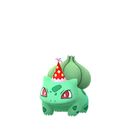 Bulbasaur (Chapéu de festa) em Pokémon GO