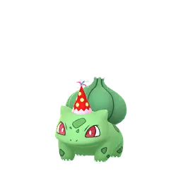 Bulbasaur (Chapéu de festa) (Brilhante) em Pokémon GO