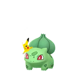 Bulbasaur (Viseira de Pikachu) (Brilhante) em Pokémon GO