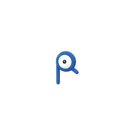 Pokémon GO'da Unown (R) (Parlak)