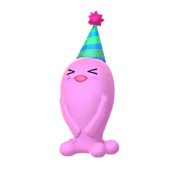 Pokémon GO'da Wobbuffet (Parti Şapkası) (Parlak, Dişi)
