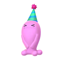 Pokémon GO'da Wobbuffet (Parti Şapkası) (Parlak, Erkek)