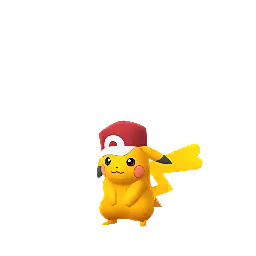 Pikachu (Red’s Hat) (Shiny, Female) in Pokémon GO