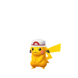 Pikachu (Leaf’s Hat) (Shiny, Male) in Pokémon GO