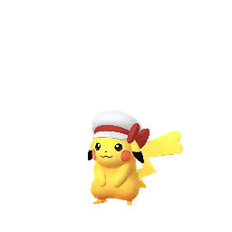 Pikachu (Lyra’s Hat) (Female) in Pokémon GO