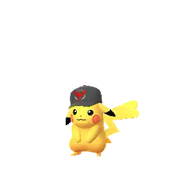 Pikachu (Team Valor Hat) (Female) in Pokémon GO