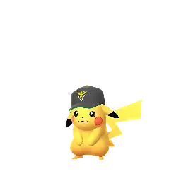 Pikachu (Team Instinct Hat) (Male) in Pokémon GO