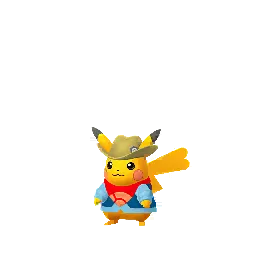 Pikachu (Excavator) (Shiny, Female) in Pokémon GO