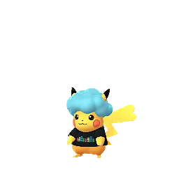 Pikachu (PokéXciting! Turquoise) (Female) in Pokémon GO