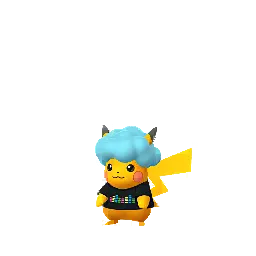 Pikachu (PokéXciting! Turquoise) (Shiny, Male) in Pokémon GO