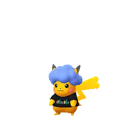Pikachu (PokéXciting! Blue) (Shiny, Female) in Pokémon GO