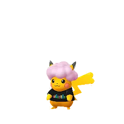 Pikachu (PokéXciting! Pink) (Shiny, Female) in Pokémon GO