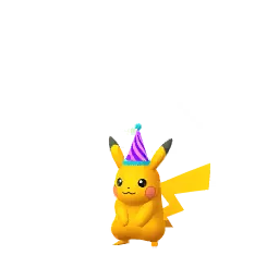Pikachu (Purple Party Hat) (Shiny, Male) in Pokémon GO