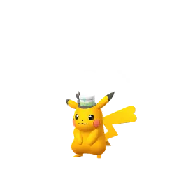 Pikachu (Meloetta Hat) (Shiny, Female) in Pokémon GO