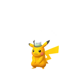 Pikachu (Meloetta Hat) (Shiny, Male) in Pokémon GO