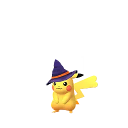 Pikachu (Witch Hat) (Female) in Pokémon GO