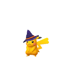 Pikachu (Witch Hat) (Shiny, Female) in Pokémon GO