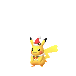 Pikachu (Holiday Attire) (Female) in Pokémon GO