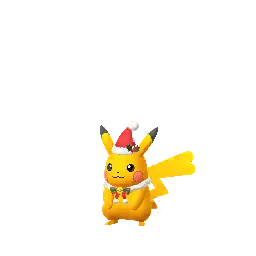 Pikachu (Holiday Attire) (Shiny, Female) in Pokémon GO