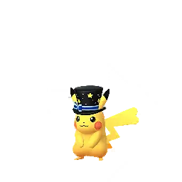 Pikachu (Party Top Hat) (Female) in Pokémon GO