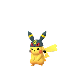 Pikachu (Umbreon Hat) (Female) in Pokémon GO