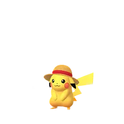 Pikachu (Straw Hat) (Male) in Pokémon GO