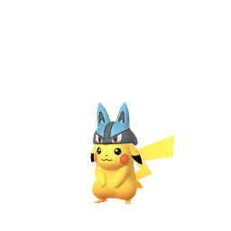 Pikachu (Lucario Hat) (Male) in Pokémon GO