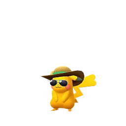 Pikachu (Summer Style) (Shiny, Female) in Pokémon GO