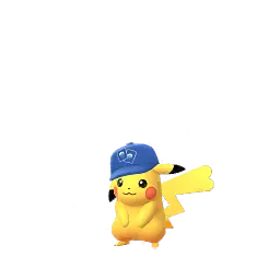 Pikachu (Pokémon TCG Hat) (Female) in Pokémon GO