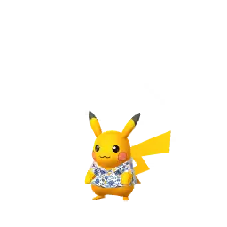 Pikachu (Kariyushi Shirt) (Shiny, Male) in Pokémon GO