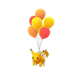 Pikachu (Okinawa Balloons) (Shiny, Female) in Pokémon GO