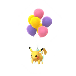 Pikachu (Purple Balloons) (Male) in Pokémon GO