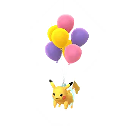 Pikachu (Purple Balloons) (Female) in Pokémon GO