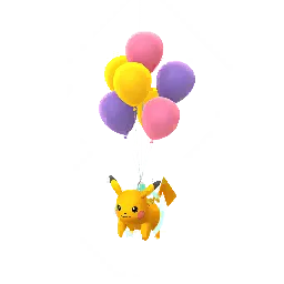 Pikachu (Purple Balloons) (Shiny, Male) in Pokémon GO