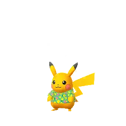 Pikachu (Green Berry T-shirt) (Shiny, Male) in Pokémon GO