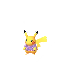Pikachu (Purple Flower T-shirt) (Female) in Pokémon GO