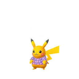 Pikachu (Purple Flower T-shirt) (Shiny, Male) in Pokémon GO
