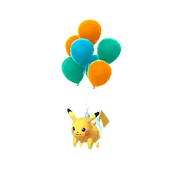 Pikachu (Orange Balloons) (Male) in Pokémon GO